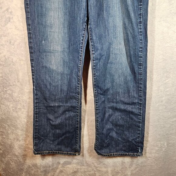 Lucky Brand Jeans Mens 40x29 Dakota Slim Bootleg Denim Medium Wash Button Fly - Picture 15 of 16